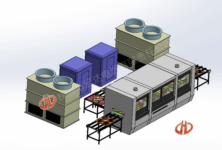 齒圈、軸承圈淬火生產線
